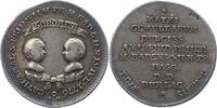 Baden-Durlach Silberabschlag von den Stempeln des Dukaten Karl Friedrich 1738-1806. -