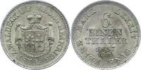 Waldeck 1/6 Taler Georg Heinrich 1813-1845. -