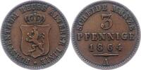 Reuss-ältere Linie 3 Pfennig Heinrich XXII. 1859-1902. -