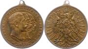 Brandenburg-Preußen Bronze Wilhelm II. 1888-1918. -