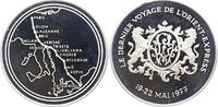 Silbermedaille 1977 Eisenbahn  Vorzüglich