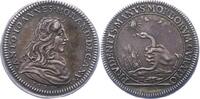 Frankreich Silbermedaille Ludwig XIV. 1643-1715. -