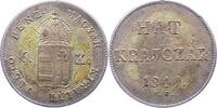 Haus Habsburg 6 Kreuzer Franz Joseph I. 1848-1916. -