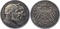 Baden 2 Mark Friedrich I. 1856-1907. -