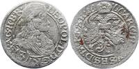 Haus Habsburg 3 Kreuzer Leopold I. 1657-1705. -
