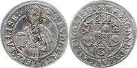 Salzburg 3 Kreuzer Max Gandolph Graf Kuenburg 1668-1687. -