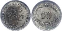 Dänemark 10 Öre 1 Christian IX. 1863-1906. -
