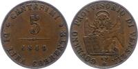 Haus Habsburg 5 Centesimi Italienische Revolution 1848. -