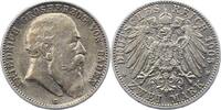 Baden 2 Mark Friedrich I. 1856-1907. -