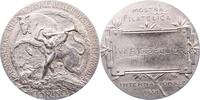 Italien-Königreich Versilberte Bronzemedaille Vittorio Emanuele III. 1900-1946. -