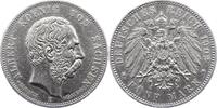 Sachsen 5 Mark Albert 1873-1902. -
