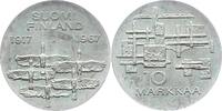 10 Markkaa 1967 Finnland Republik 1917-2025. Vorzüglich - Stempelglanz