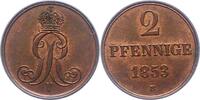 Braunschweig-Calenberg-Hannover 2 Pfennig Georg V. 1851-1866. -