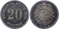 Kleinmünzen 20 Pfennig -