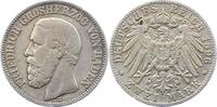Baden 2 Mark Friedrich I. 1856-1907. -