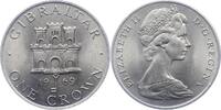 Gibraltar 1 Crown Elisabeth Seit 1952. -
