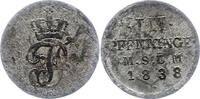 Mecklenburg-Schwerin 3 Pfennig Paul Friedrich 1837-1842. -