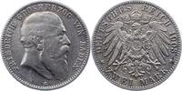 Baden 2 Mark Friedrich I. 1856-1907. -