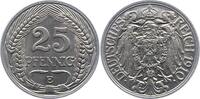 25 Pfennig 1910  E Kleinmünzen  Vorzüglich