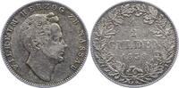 1/2 Gulden 1838 Nassau Wilhelm 1816-1839. Fast sehr schön