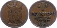 Braunschweig-Calenberg-Hannover Ausbeute Pfennig Georg I. 1714-1727. -