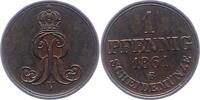 Braunschweig-Calenberg-Hannover Pfennig Georg V. 1851-1866. -