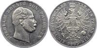 Brandenburg-Preußen Taler 1863 A Wilhelm I. 1861-1888. Winz. Kratzer und Randfehler, fast vorzüglich