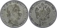 Haus Habsburg 1/4 Gulden Franz Joseph I. 1848-1916. -