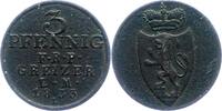Reuss-ältere Linie 3 Pfennig Heinrich XIX. 1817-1836. -