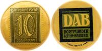 Briefmarken Kapselgeld 10 Pfennig Dortmund. -
