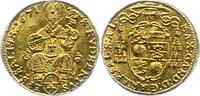 Salzburg 1/4 Dukat Gold Max Gandolph Graf Kuenburg 1668-1687. -