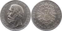 Baden 5 Mark Friedrich I. 1856-1907. -