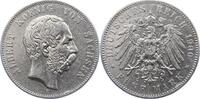 Sachsen 5 Mark Albert 1873-1902. -