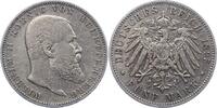 Württemberg 5 Mark Wilhelm II. 1891-1918. -