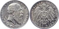 Baden 2 Mark Friedrich I. 1856-1907. -