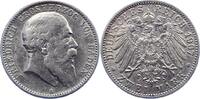 Baden 2 Mark Friedrich I. 1856-1907. -
