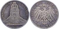 Sachsen 3 Mark Friedrich August III. 1904-1918. -