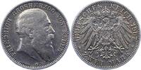 Baden 2 Mark Friedrich I. 1856-1907. -