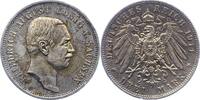 Sachsen 3 Mark Friedrich August III. 1904-1918. -