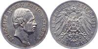 Sachsen 3 Mark Friedrich August III. 1904-1918. -