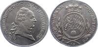 Taler 1783  AS Pfalz-Kurlinie Karl Theodor 1742-1799. Minimal justiert, vorzüglich