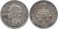 Sachsen-Albertinische Linie 1/6 Taler Johann 1854-1873. -