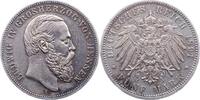 Hessen 5 Mark Ludwig IV. 1877-1892. -