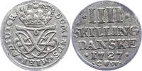 Dänemark 4 Skilling Frederik IV. 1699-1730. -