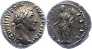 Denar  138-161 n. Chr. Kaiserzeit Antonius Pius 138-161. Sehr schön  /  fast sehr schön