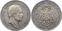 Sachsen 3 Mark Friedrich August III. 1904-1918. -