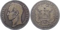 Venezuela 5 Bolivares Republik seit 1830. -