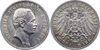 Sachsen 3 Mark Friedrich August III. 1904-1918. -