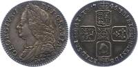 Großbritannien Sixpence George II. 1727-1760. -