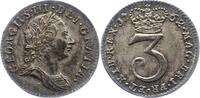 Großbritannien Threepence George III. 1760-1820. -